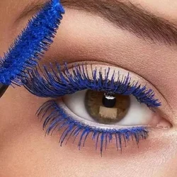 Waterproof Blue Mascara Fast Dry Eyelashes Curls Extension Make-Up Eyelashes Colorful Red Purple Black White Mascara Cosmetics