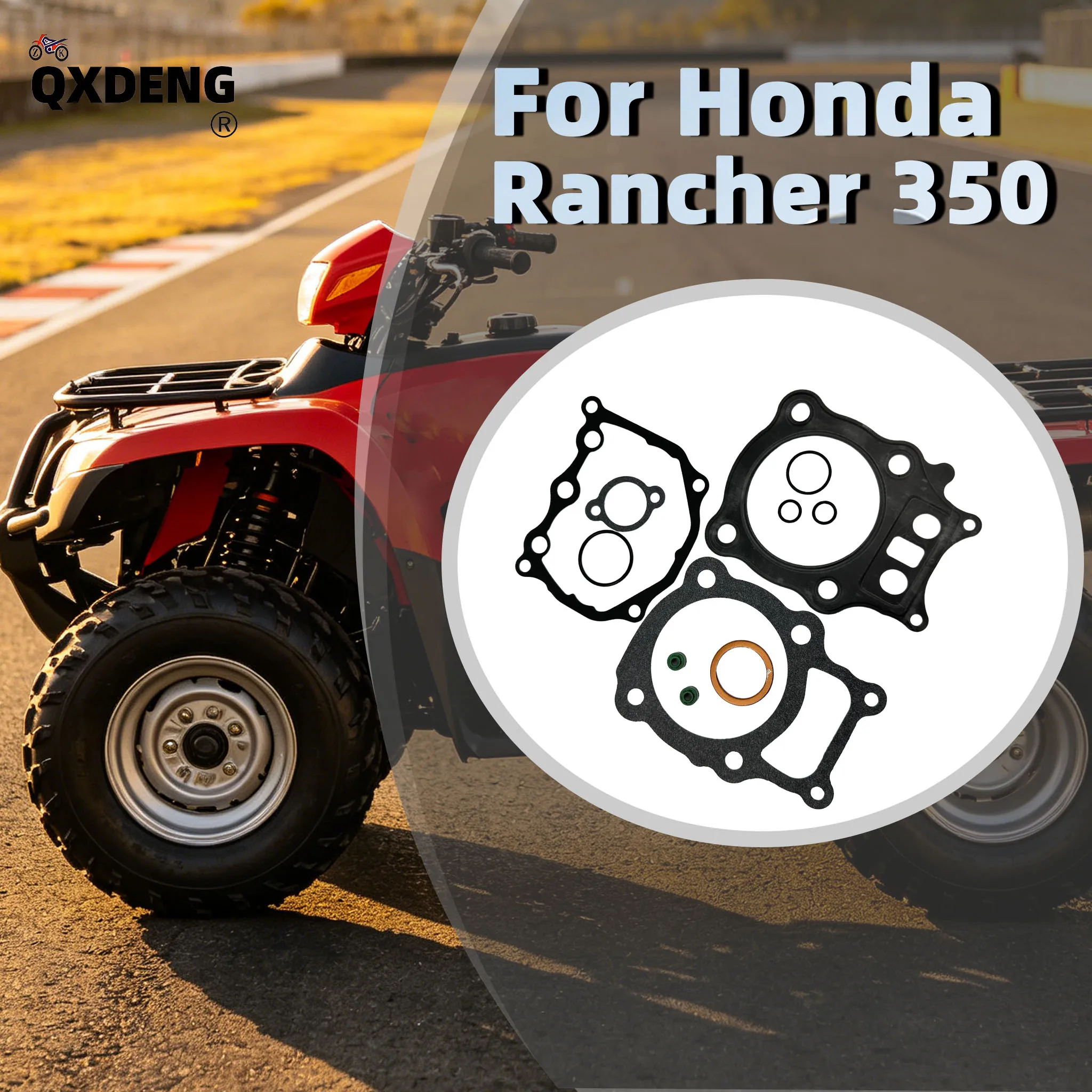 Motorcycle Engine Gasket Kit For Honda ATV Rancher 350 TRX350FE 4x4 ES TRX350FM TRX350TE TRX350TM 2000-2006 12251-HN5-671