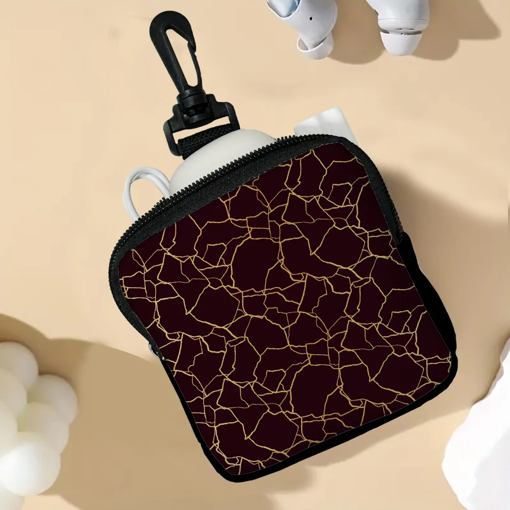 

Crack Mini Coin Purse Women's Wallet ID Card Bag Keychain Minimalist Coin Bag Wallets For Women 7.2