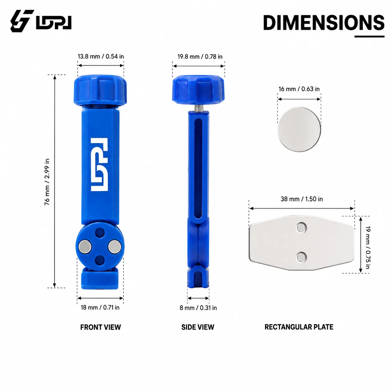 LDPJ Bicycle Oil Disc Piston Reset Device, Noise Eliminating Tool, Made of Durable Carbon Steel Material, Compact and Portable