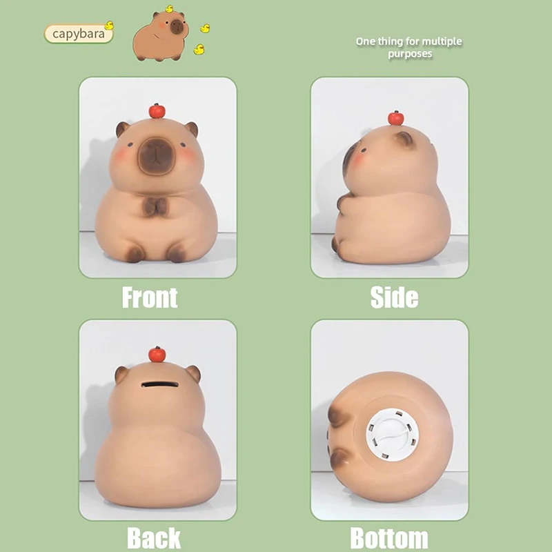 Capybara Piggy Bank, Capybara Coin Bank Piggy Bank, Creative Cute Cartoon Capybara Storage Money Box, Capybara Money Coin Bank