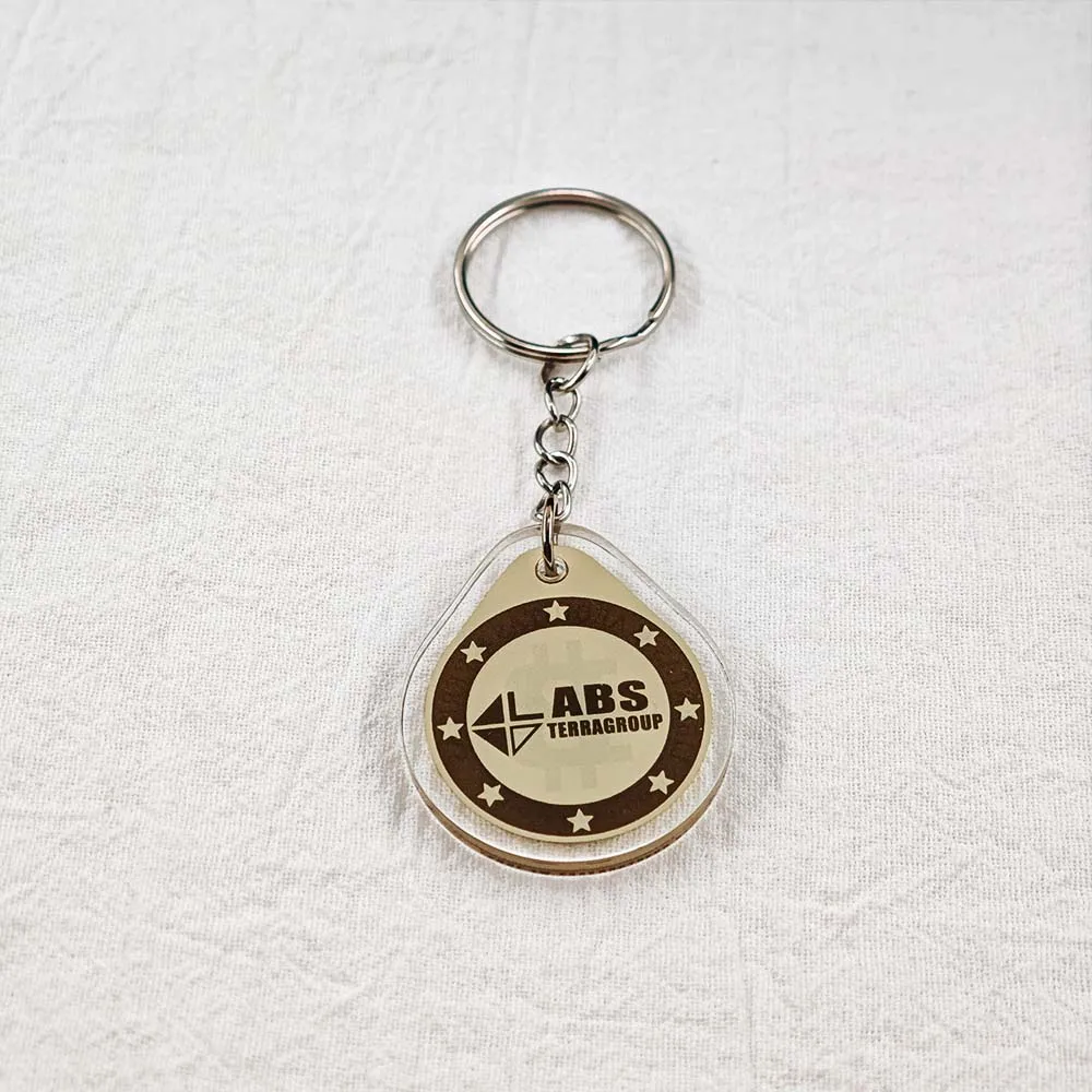Escape From Tarkov Acryl-Schlüsselanhänger TerraGroup Labs Schlüsselkarten-Anhänger Bitcoin 0.2BTC Schlüsselring für Spielfans Cosplay Taschenanhänger Spielzeug Geschenk – Detail 1