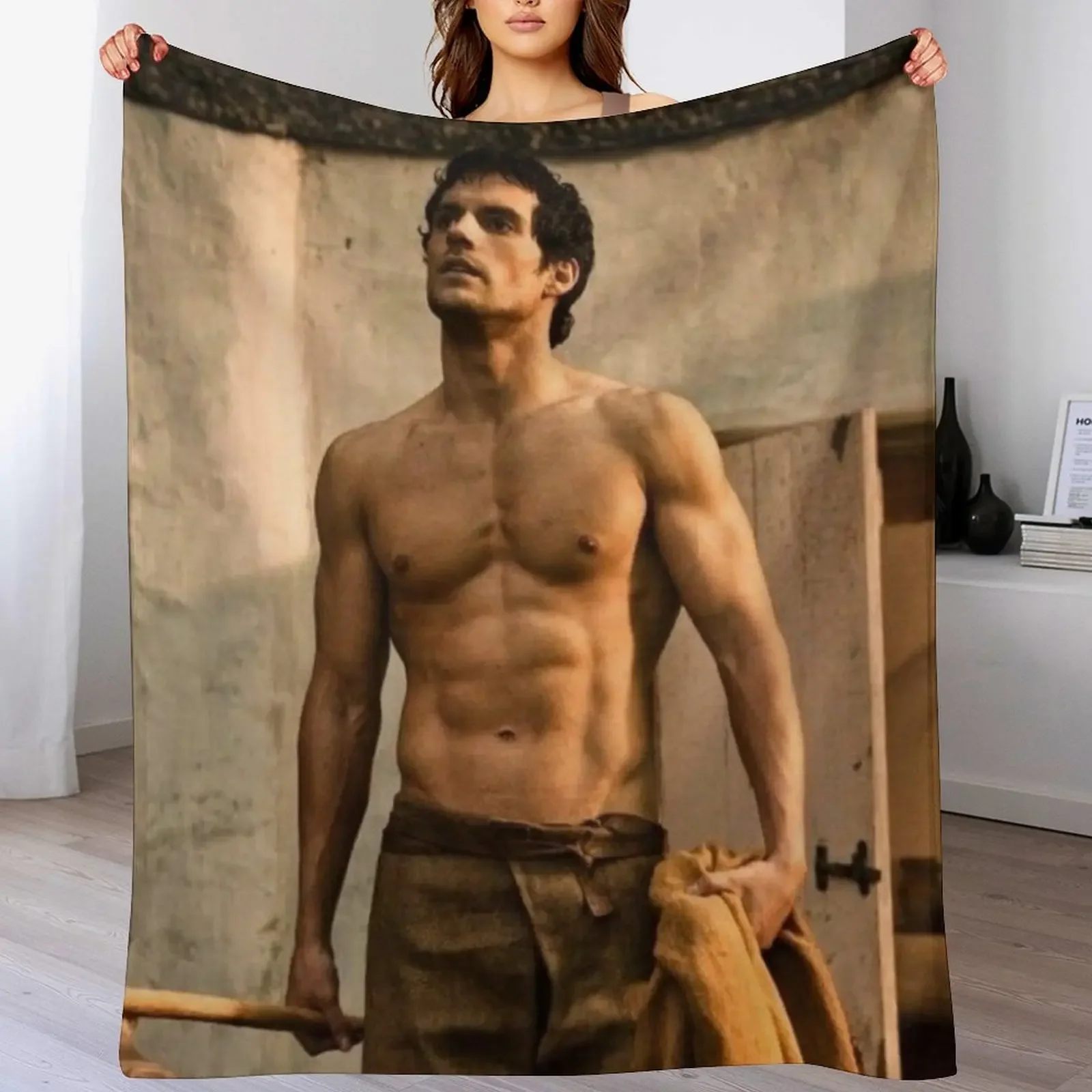 henry cavill Throw Blanket warm winter Tourist Blankets