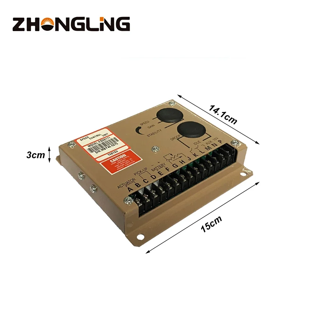 Intelligent speed controller ESD5111 universal speed control unit electrical governor genset part