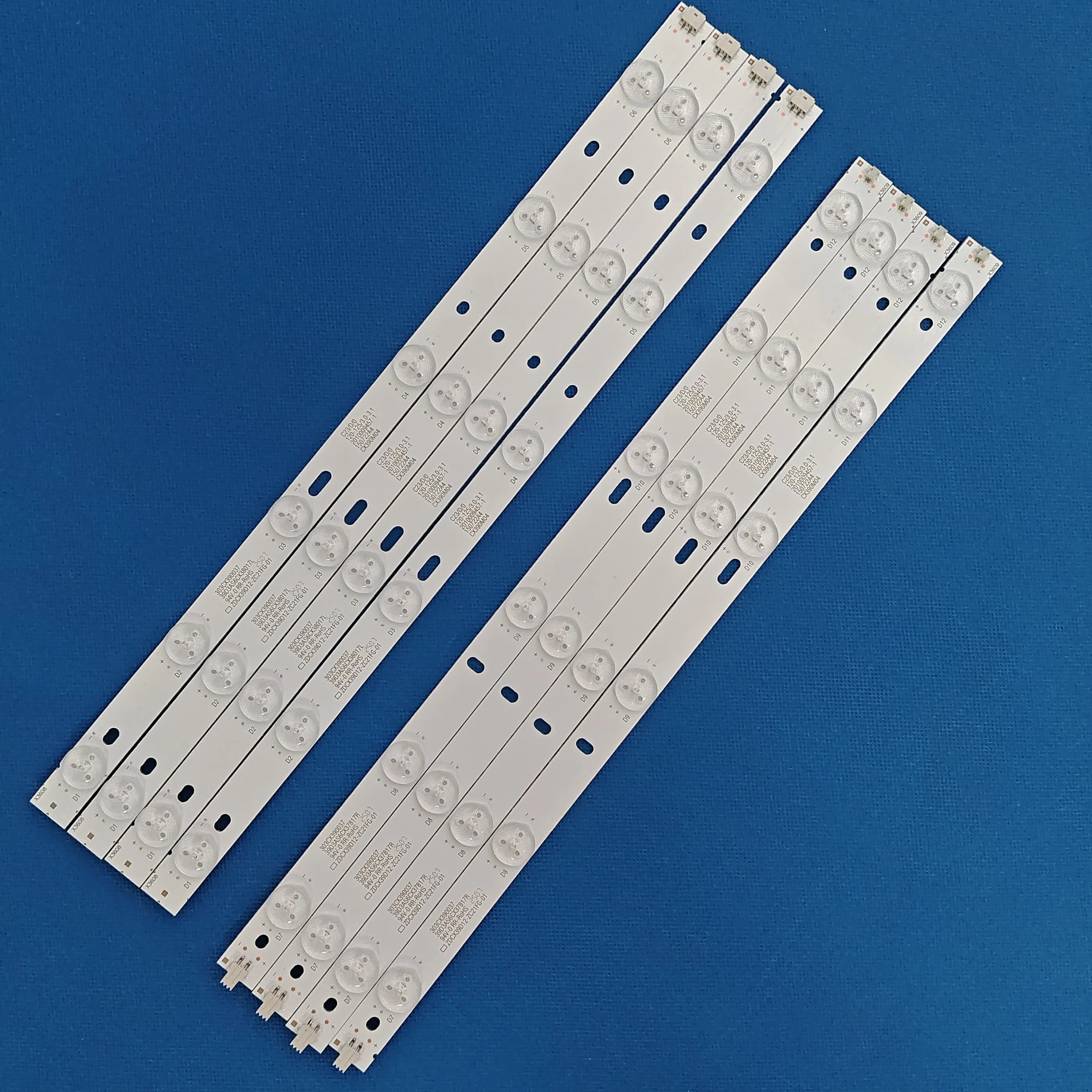 4pcs LED Strip For ZDCX39D12-ZC21FG-01 303CX390037 zdcx39d12-zc15f