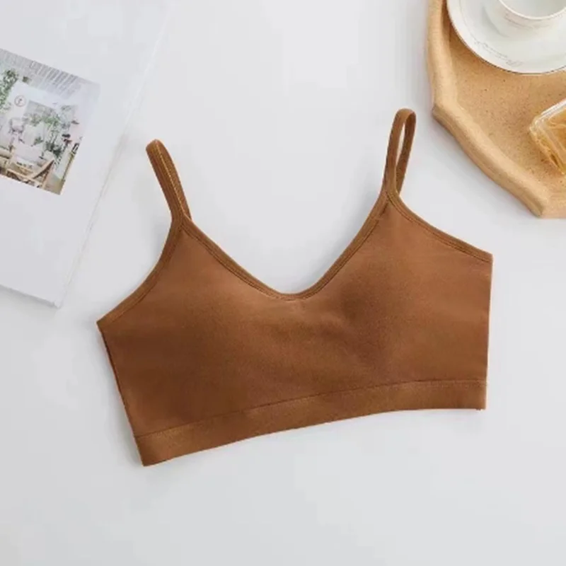 Women's Sports Bra Thin Push Up Sport Bra Yoga Gym Crop Top Solid Color Brassiere Fitness Tube Top Breathable Beauty Back Bras