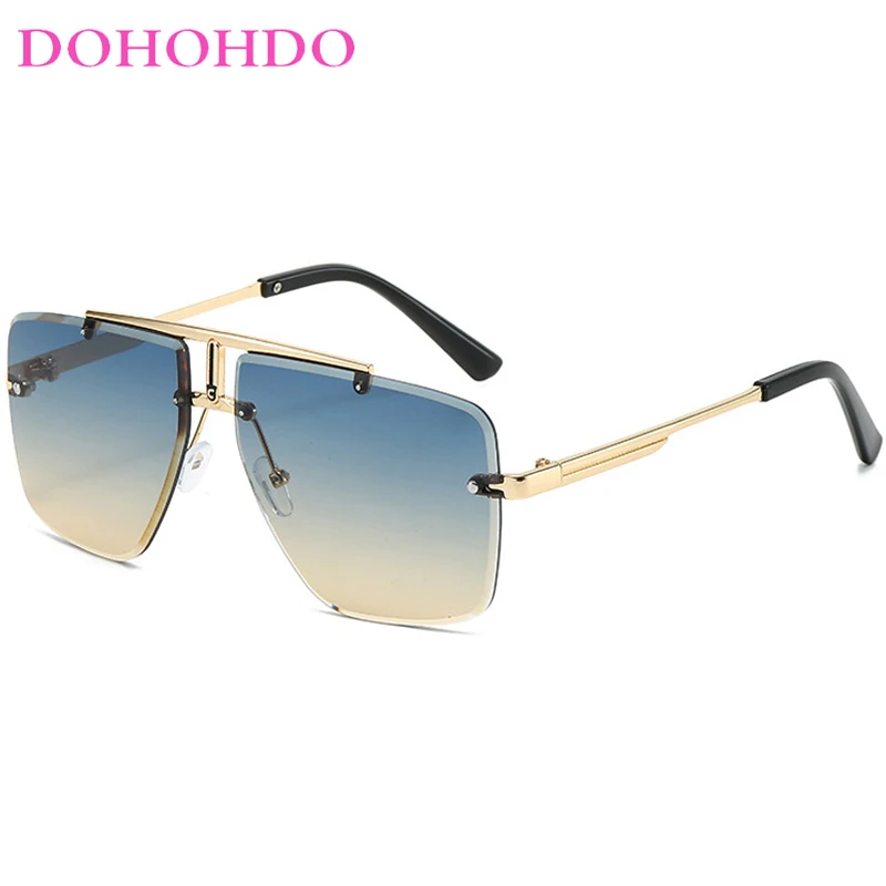 DOHOHDO Luxury Brand Design Square Sunglasses Women Men 2024 Fashion High Quality Sun Glasses Popular Party Driving Eyeglasses