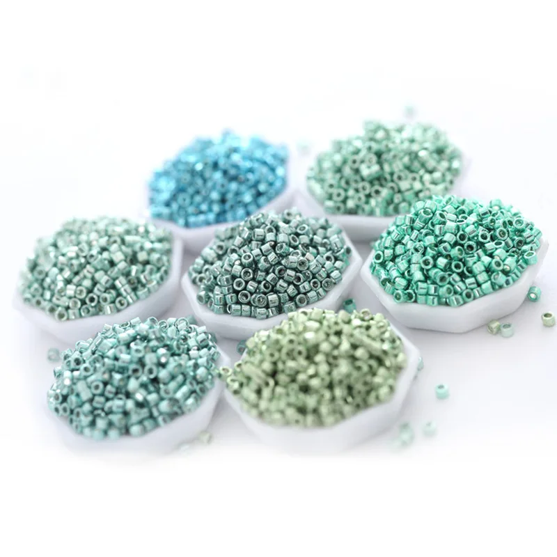 Japanese Import Miyuki Antique DB Colorful 1.6mm Metallic Texture Seed Beads for Handmade DIY Jewelry Stringing Kits Unisex