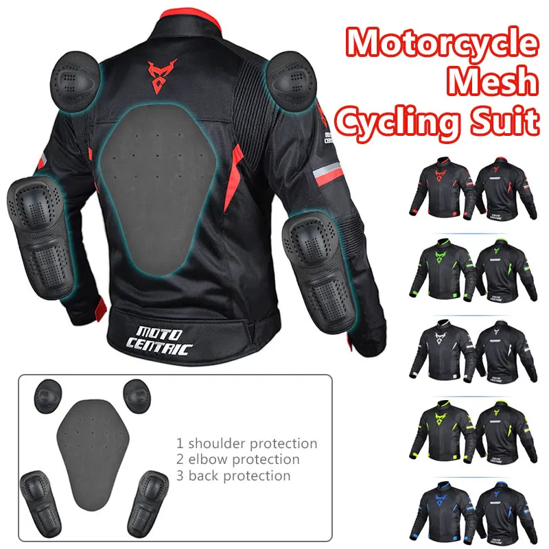 

1X Motorcycle Jacket Mesh Breathable Men's Biker Racing Jacke Motocross Clothing Summer Drop Proof Breathable Windproof Mesh