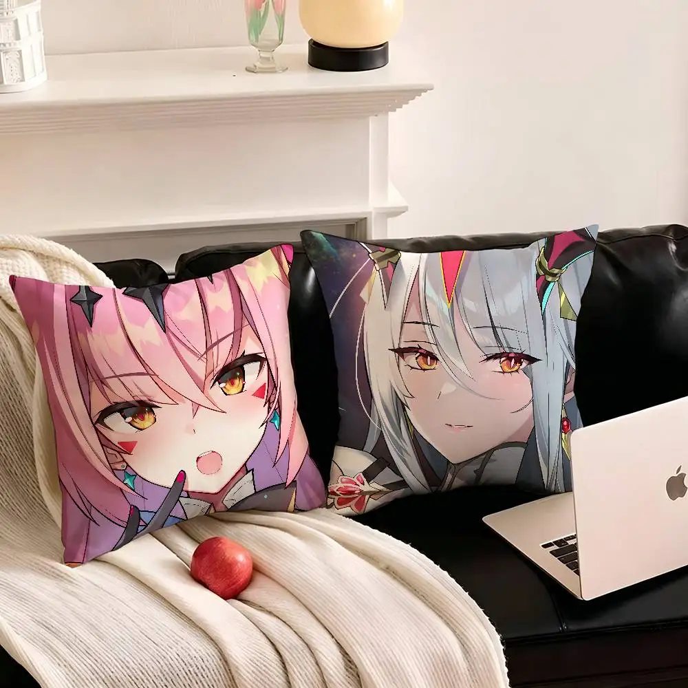 1pc Game E-epic Seven Pillow Case Fashion Square Pillowcase Bedroom Sofa Room Ins Decoration Leisure