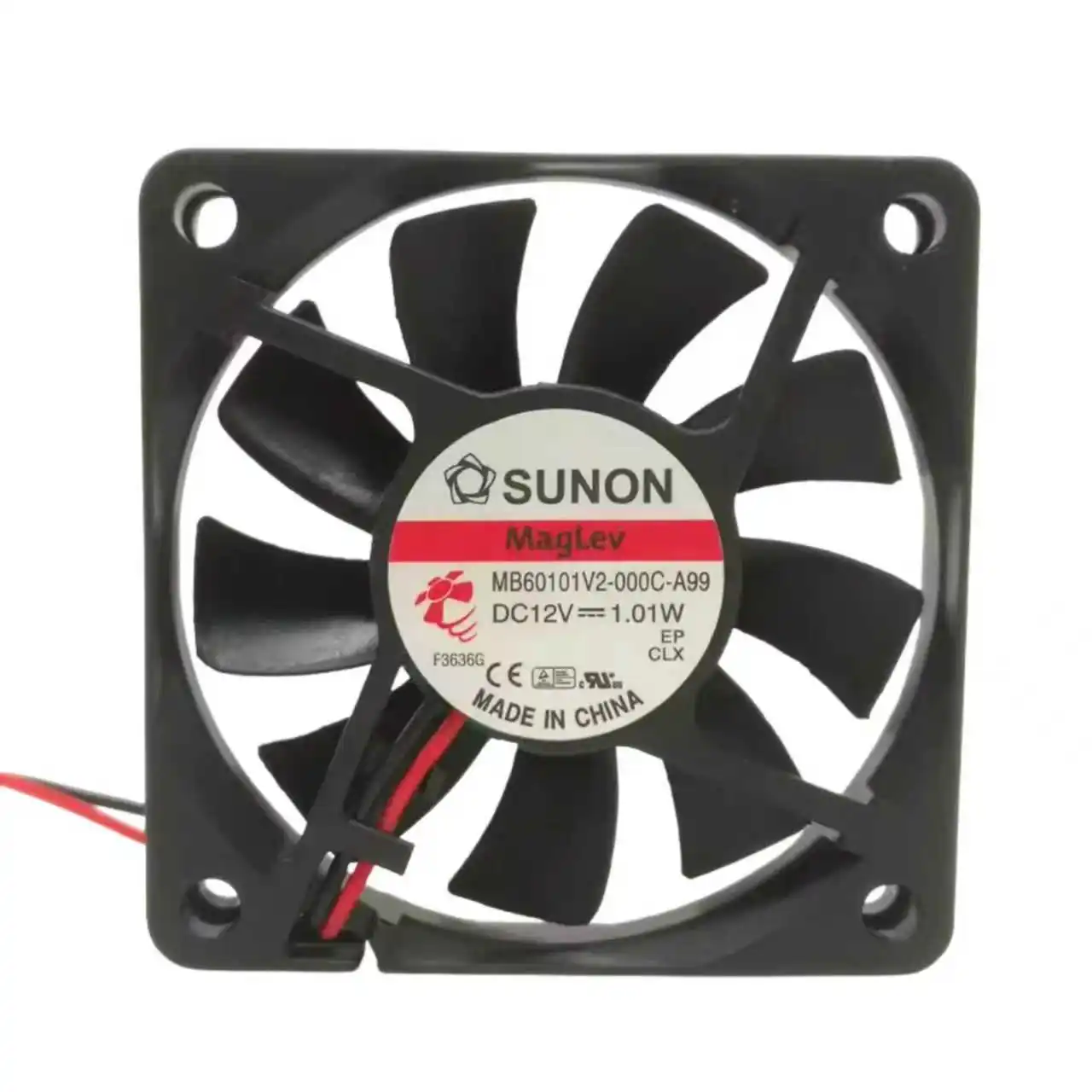 for Sunon MB60101V2-000C-A99 60x60x10mm Ultra-Thin MagLev Cooling Fan, Industrial-Grade, Low-Noise, High-Efficiency Thermal