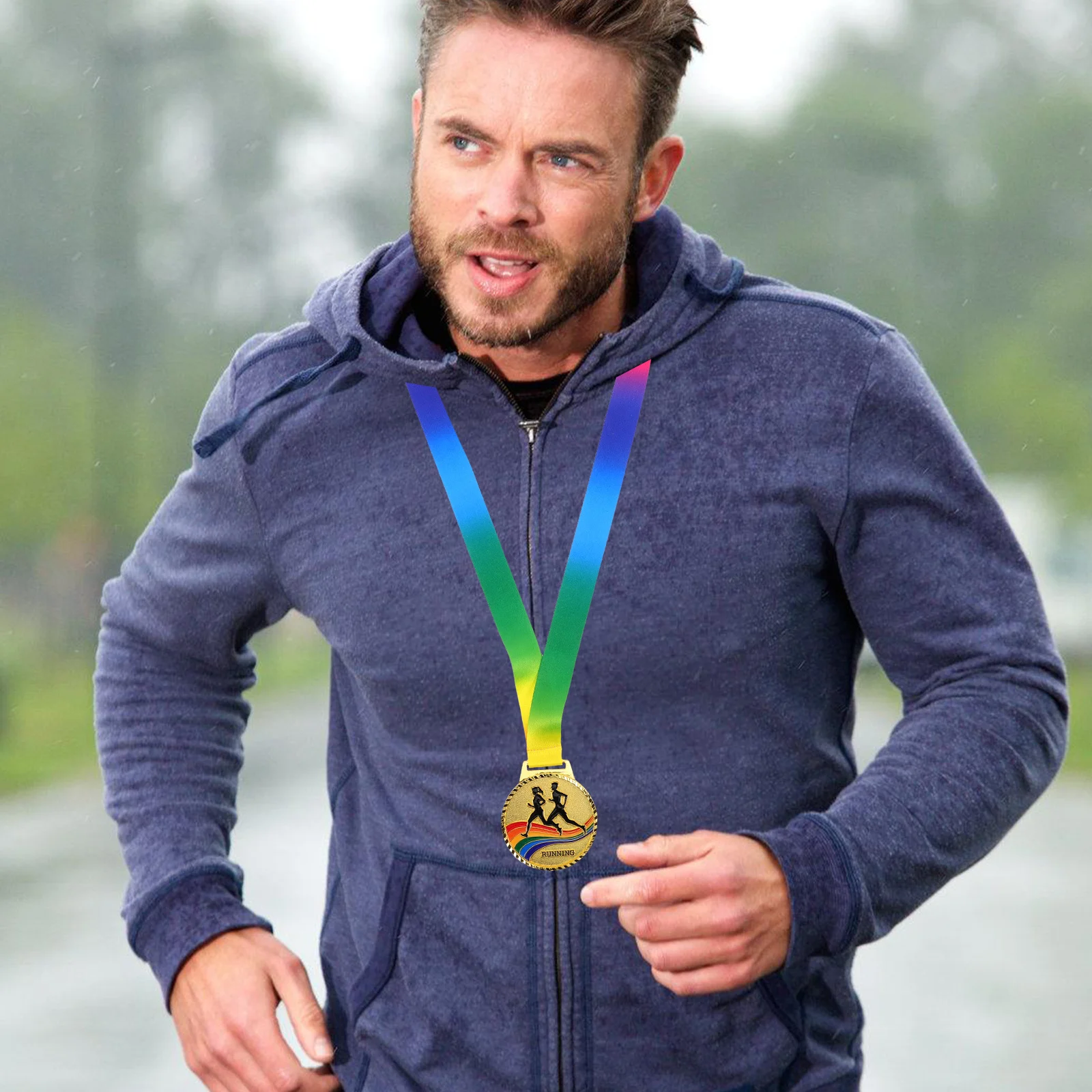 ميداليات الجري الماراثون المعدنية، ميداليات جوائز رياضية من سبائك الزنك لسباقات الجري، الإنجازات الرياضية، وسام المكان الأول