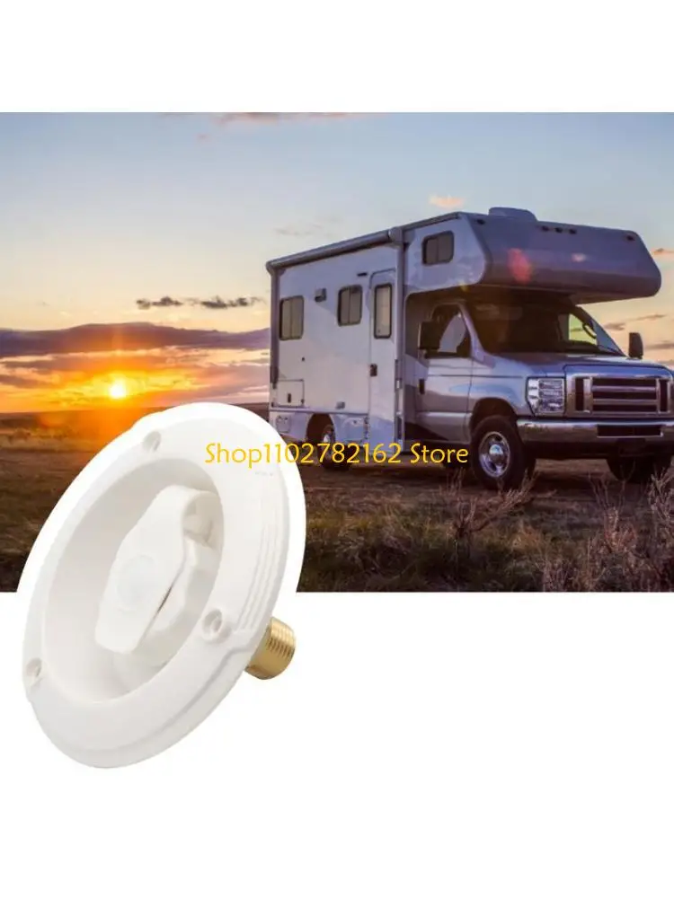 

547B RVs Water Fill Connector City Water Inlet Brass Backflow Prevention Design Universal for Camping Vehicles