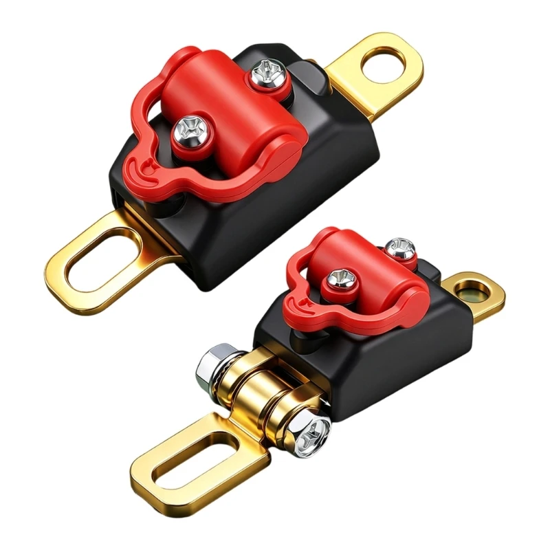 Motorcycle Battery Terminal Disconnect Switches Breaker with Installation Hardware for Storage Power Control and R6FB