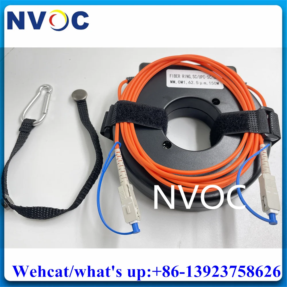 

2Pcs 1000M Multi Mode SC/FC/ST/LC OTDR Launch Cable 62.5/125 OM2 50/125 OM1 1KM Test Extension Dead Zone Eliminator Fiber Ring