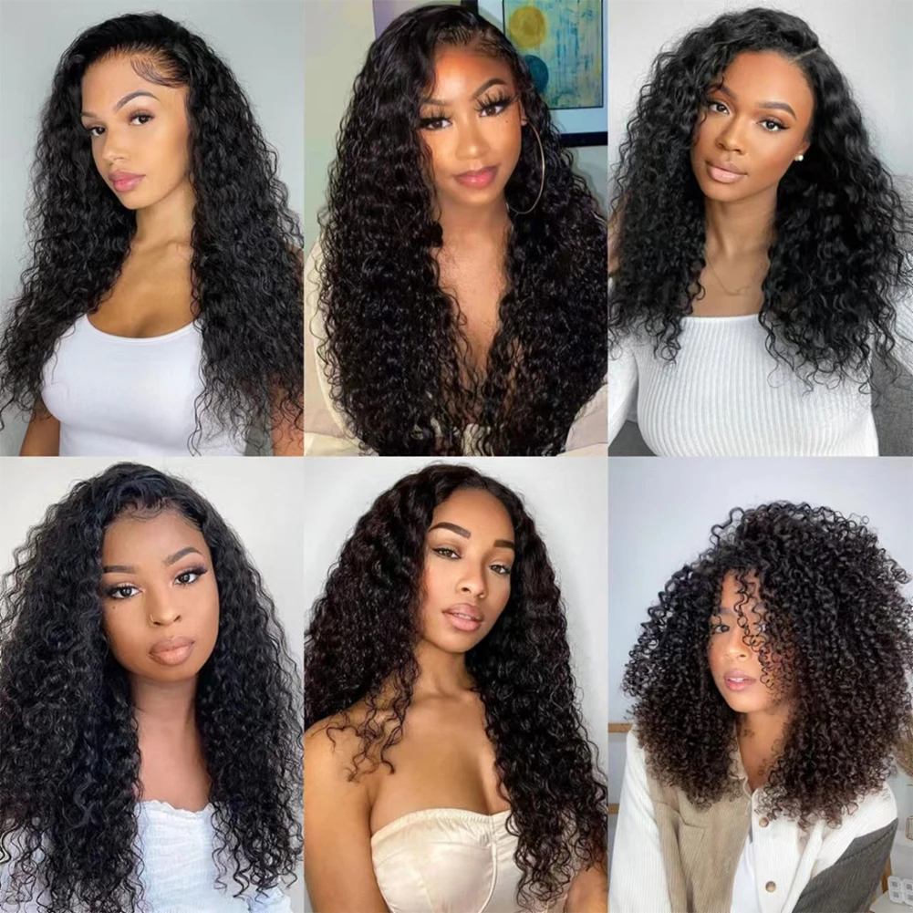 Afro Curls Synthetic Braiding Hair Extensions, Water Wave Hair Bundles, Ombre Braiding Hair, Crochet Braids para mulheres negras