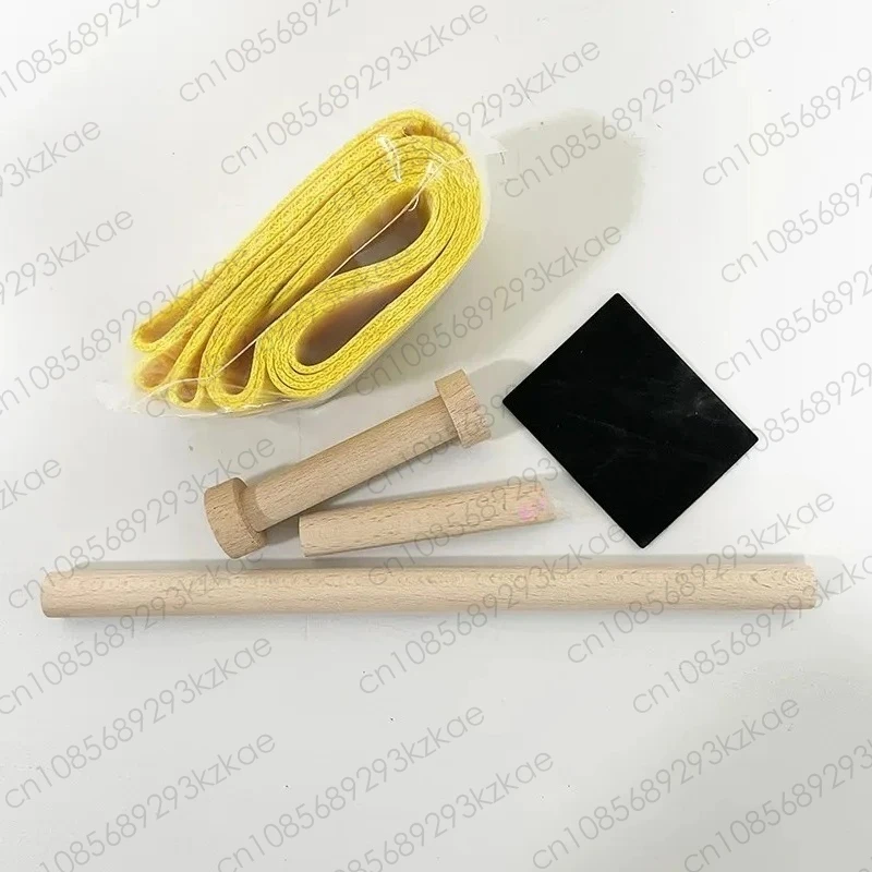 Maple Wood Balance Board, Dual Banana Shape Yoga Wobble Board for Core Training & Fitness, Non-Slip Wooden Stability Board