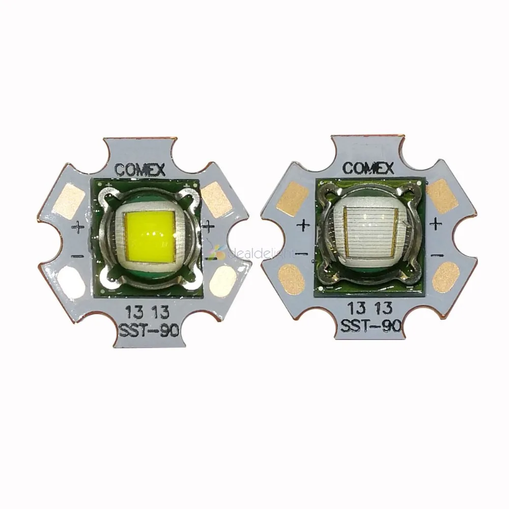 SST-90 30W Luminus SST90 Cold White 6500K - 7000K Blue 455NM Żarówka LED dużej mocy 3,2-3,4V 5-7A do oświetlenia scenicznego 20mm PCB