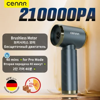 Cenrr רכב שואב אבק גבוה יניקה 210000 ואקום אלחוטי שואב אבק אלחוטי שואב אבק אלחוטי שואב אבק בלחץ גבוה מכונת ניקוי