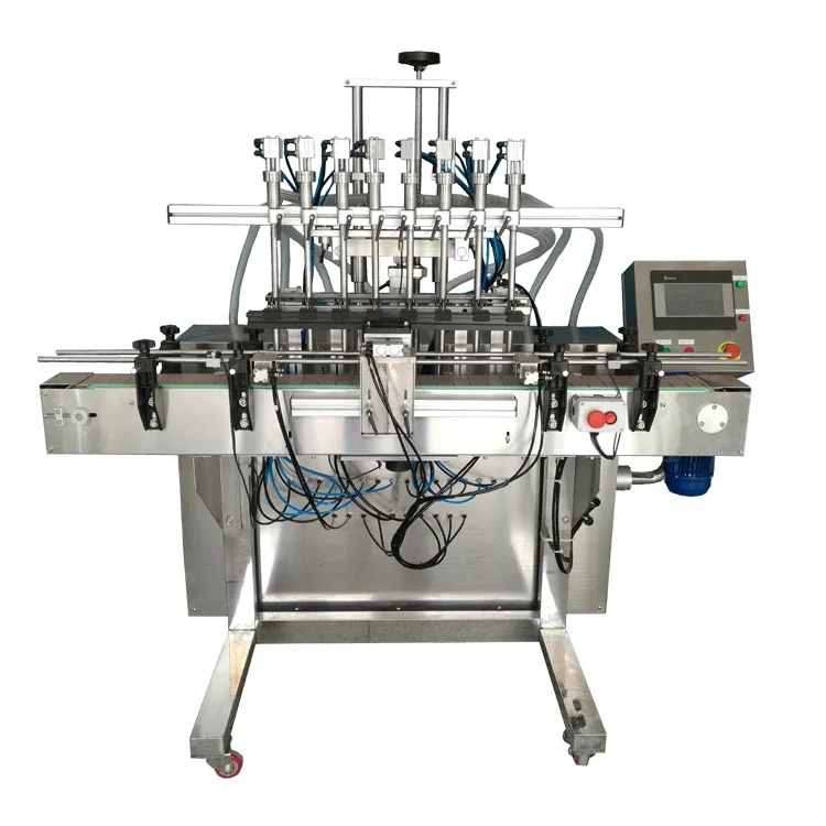 2 4  6 8 heads Auto Gear Pump Liquid Filling Machine