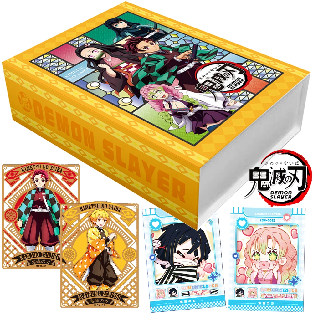 

Demon Slayer Collection Card For Children Hashibira Inosuke Kanzaki Aoi Shinazugawa Sanemi Exquisite Limited Game Card Kids Toys