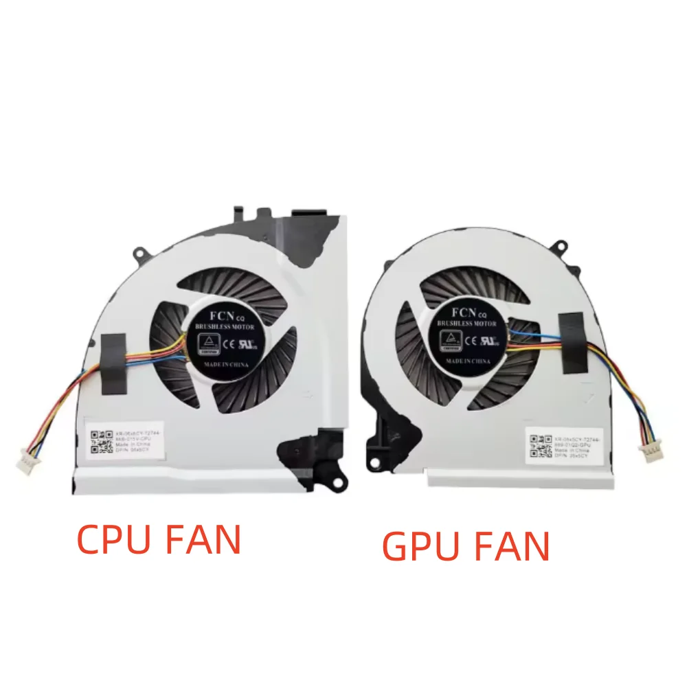 

New CPU GPU Cooler Fan For Dell Inspiron 15-5576 15-5577 15-7557 15-7559 5577 5576 7557 7559 0RJX6N 04X5CY Radiator