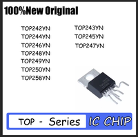 5PCS Brand new TOP242YN TOP243YN TOP244YN TOP245YN TOP246YN TOP247YN TOP248YN TOP249YN TOP250YN TOP258YN TO-220 Quality assuranc