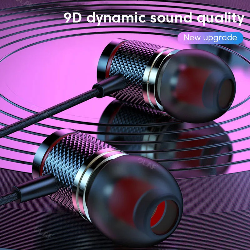 Olaf fones de ouvido com fio dac tipo-c 3.5mm fone de ouvido 9d baixo estéreo fones de ouvido handsfree para samsung s20 s10 xiaomi poco