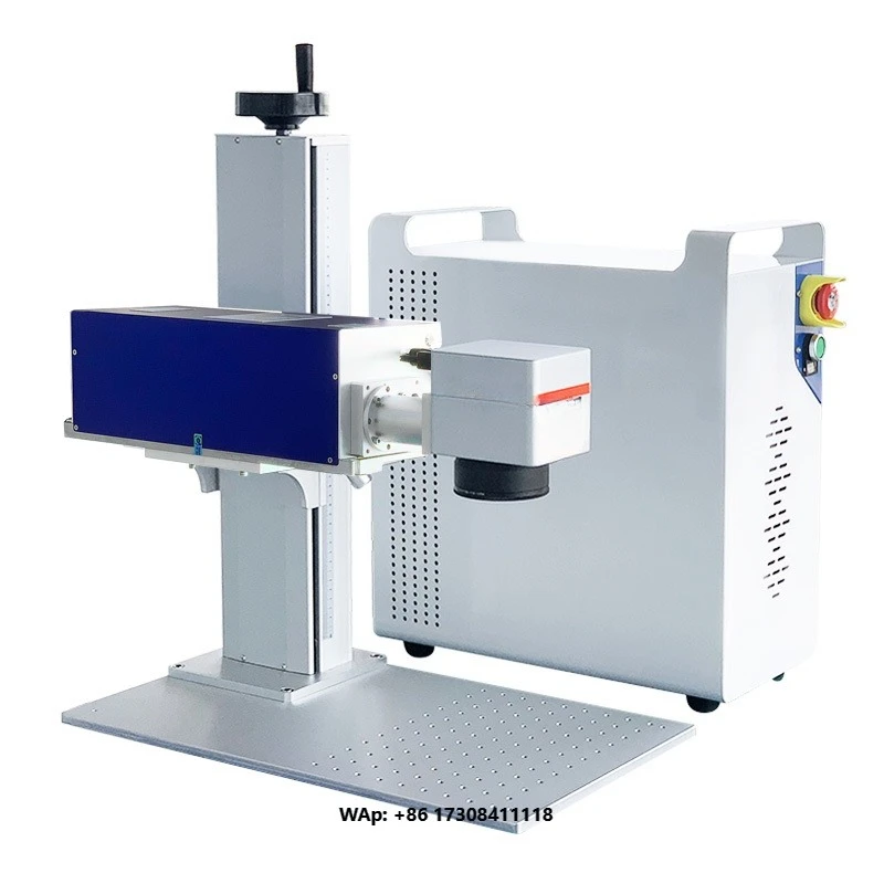 110*110MM Portable Fiber Engraver Marking Machine for Metal Steel Aluminum