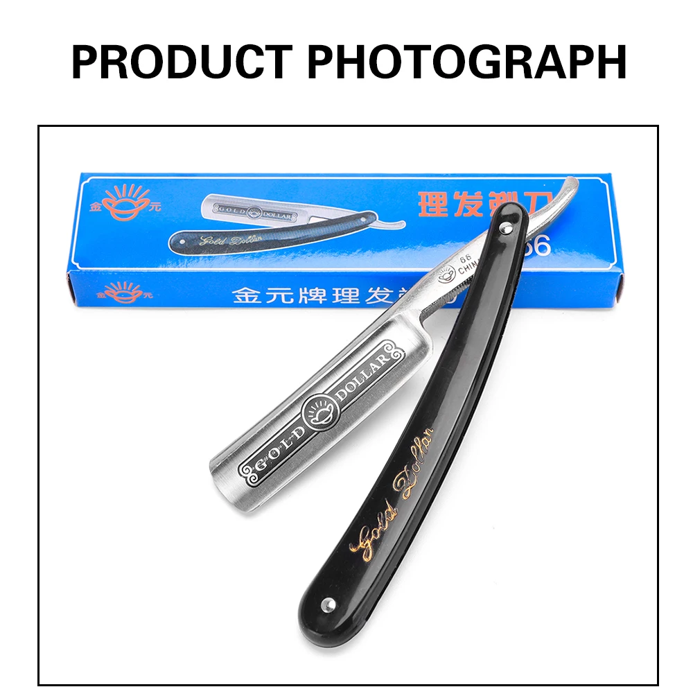 Klassische Straight Edge Barber Razor Schönheit Professionelle Rasiermesser Salon Qualität Manuelle männer Bart Cut Throat Shavette – Detail 8