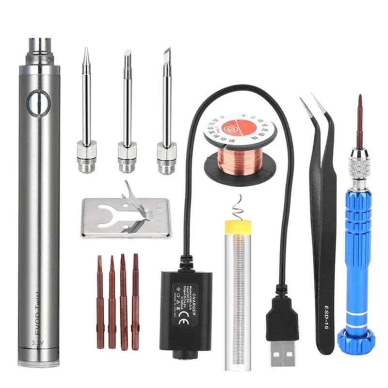 5V 15W Soldering Iron Battery-powered Soldering Iron with Built-in Battery Dropship