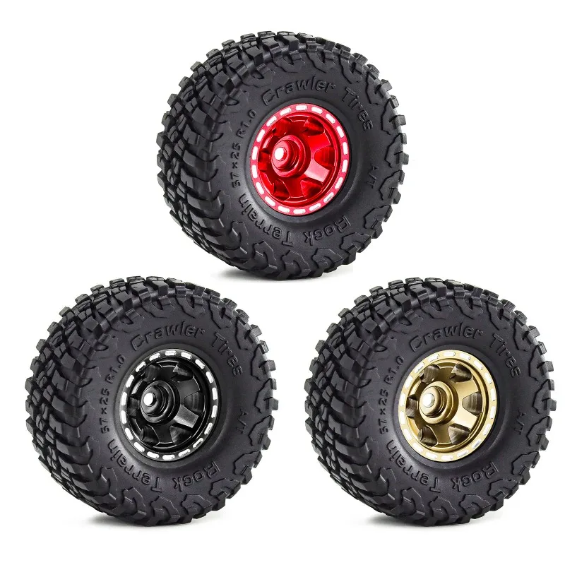 4個セット-10インチ-メタルビードロックホイールリム-ラバータイヤセット-アップグレードパーツ-1-18-trx4m-1-24-scx24-ax24-fcx24-rcクローラー用