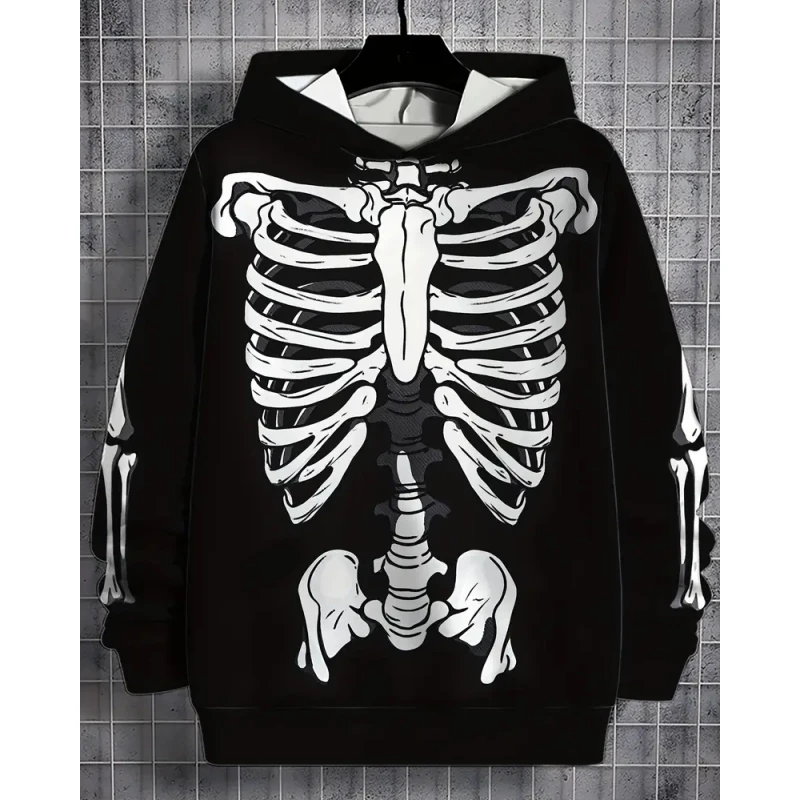 Halloween Skull Hoodie 3d Printed Men's And Women's Scary Clothing Hoodie Pullover Hoodie Sweatshirt Autumn Fashion Men's Hood