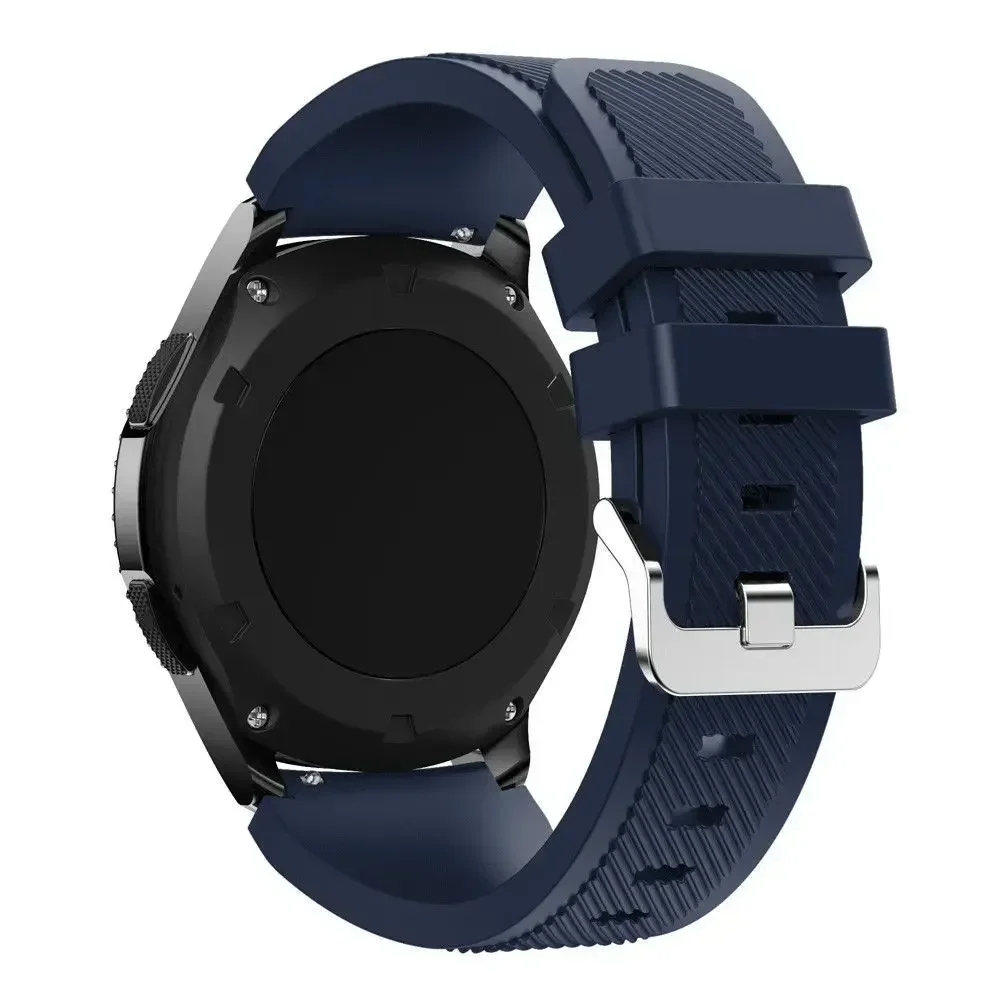 20-mm- und 22-mm-Armband für Samsung Galaxy Watch 5/6/4/3/46 mm/Active 2/Gear S3 Frontier/Sport, Silikonarmband, Huawei GT 4/3/2/2E. – Detail 23