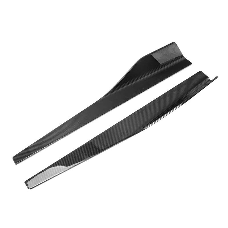 High Quality 100% Dry Carbon fiber G Style For Universal For    Car Accessories Side Skirt