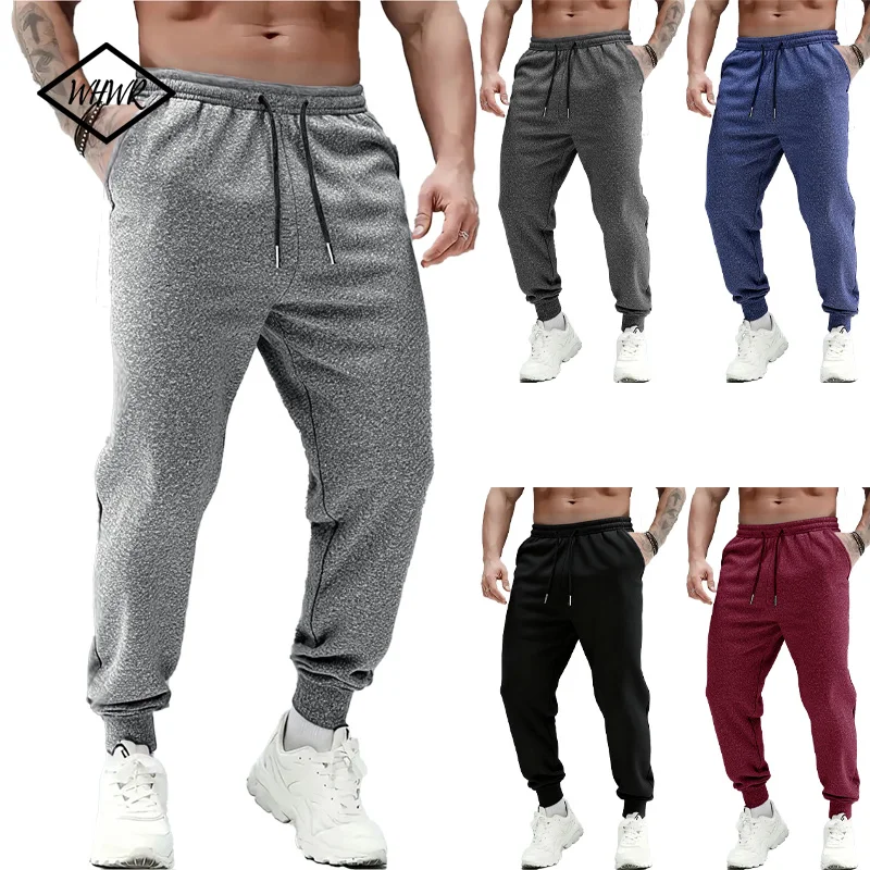 

Men's Jogging Sports Pants Autumn Winter Fleece Warm Trousers Running Joggers Elastic Waist Sweatpants Fashion Men's Clothing