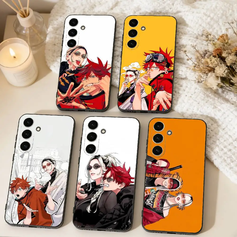 

Gokurakugai Manga Lover Phone Case For Samsung Galaxy A73,A72,A71,A70,A53,A52,A51,Soft Black Shell
