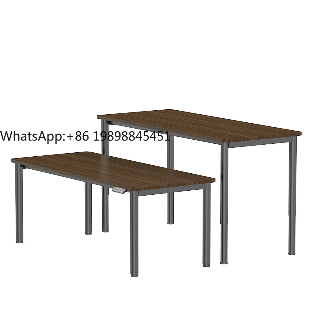 

Home Office Smart Furniture Ergonomic Sit to Stand Desk Electric Height Adjustable 4 Leg 4 Motor Standing Desk Frame