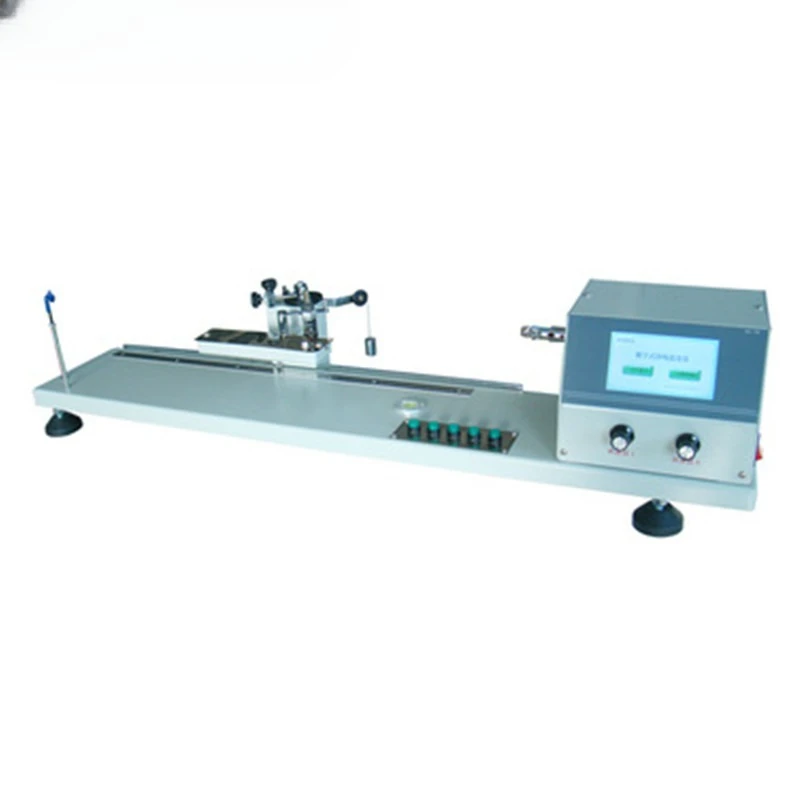 

Yarn twist tester, textile yarn tester