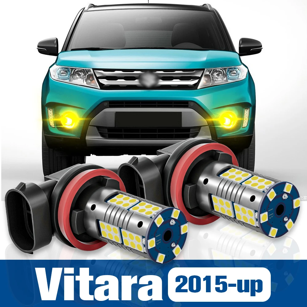 

2pcs LED Fog Light Blub Lamp Accessories Canbus For Suzuki Vitara 2015 2016 2017 2018 2019 2020 2021