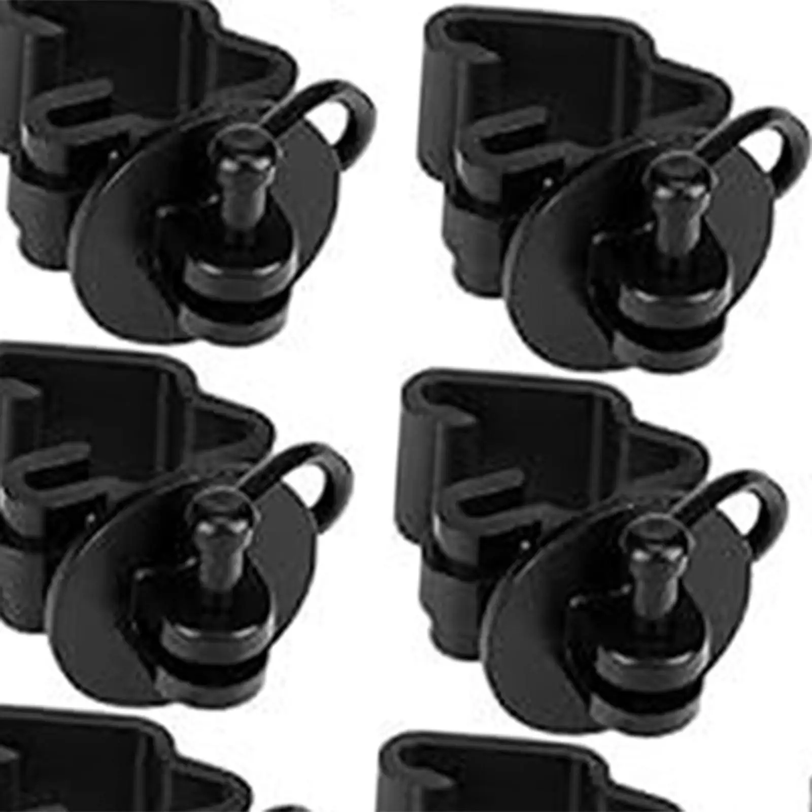 25 buah Z Pin Lock T Post insulator hitam untuk pertanian Ranchers