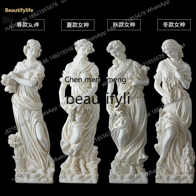 GG Plaster Statue Sculpture Musician Angel Garden Innovative Fiberglass