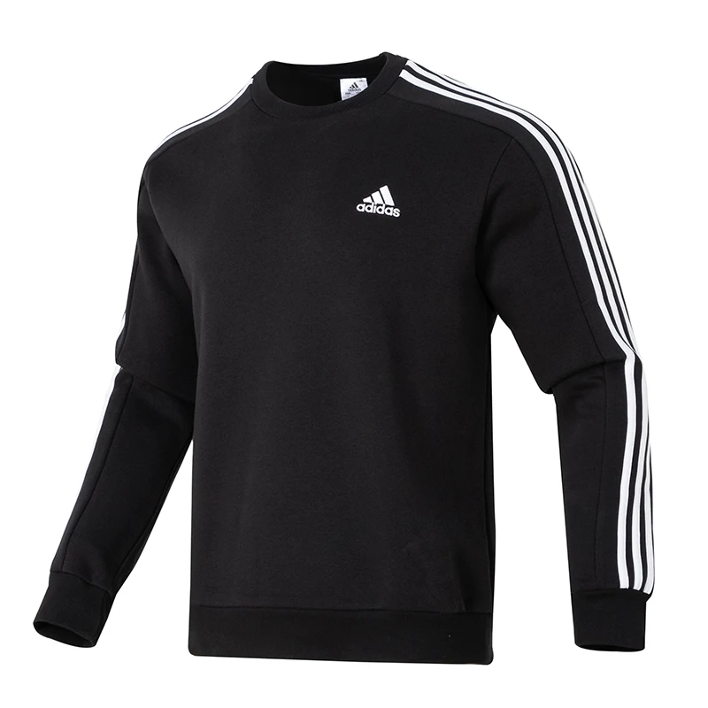 

Adidas Men's Pullover Top Men's Loose Casual Black Long Sleeve Round Neck Sweatshirt Ib4027