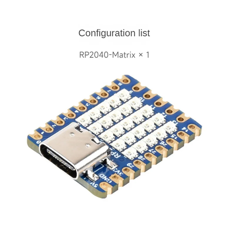 Nowa płytka rozwojowa Rp2040-Matrix Mini z wbudowaną matrycą LED 5x5 i dwurdzeniowym procesorem Rp2040
