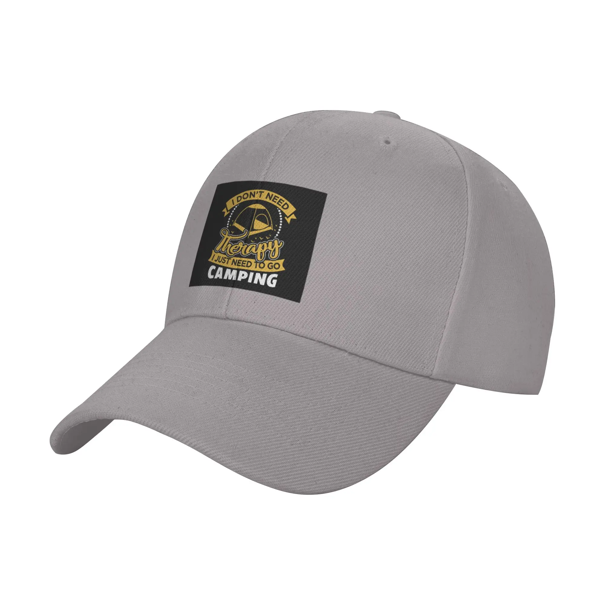 I don t need therapy I just need to go Camping Trendy Baseball Cap School Day Men Baseball Cap