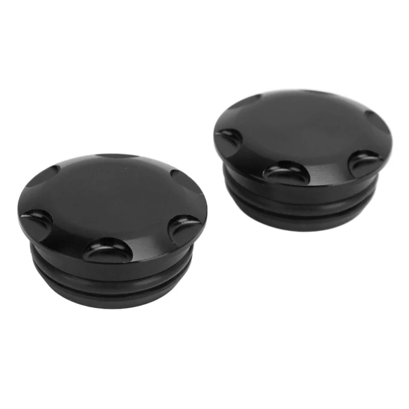 2Pcs Frame Hole Plug Cap Cover Aluminum Alloy Decorative Frame Hole Screw Cap Cover For 400 250 Z400 Z250 Black view 2
