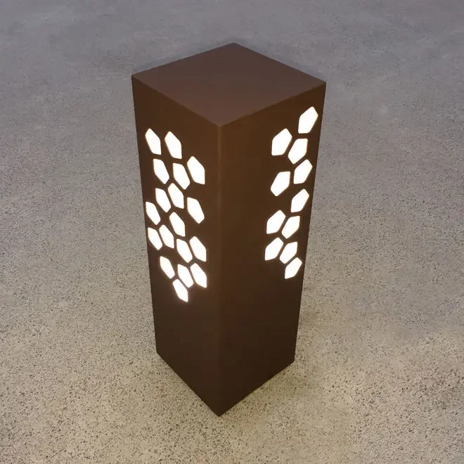 LED light garden bollard Light with Solar energy