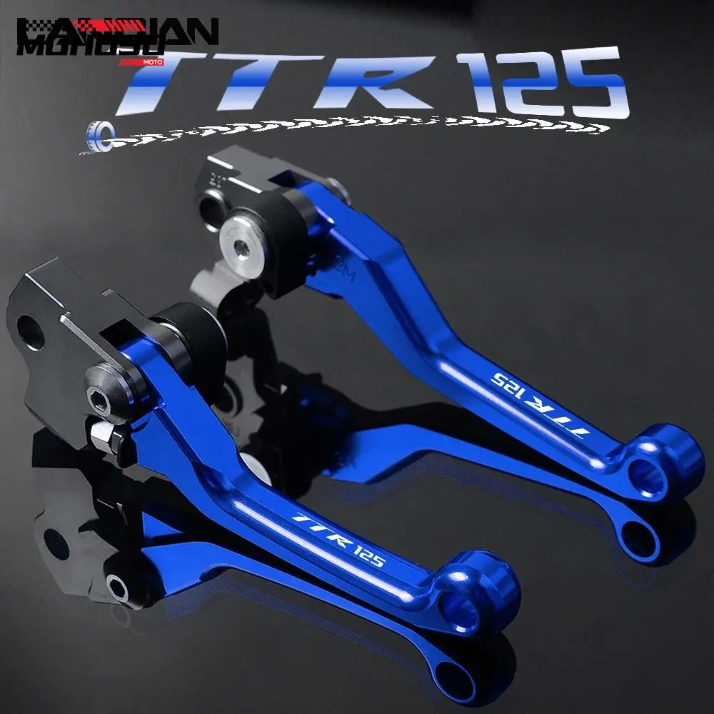 

TTR125 Brake Clutch Lever Dirt Pit Bike Brake Clutch Levers Grips For Yamaha TTR 125 LW E TTR125 / LW/E 1993-2008 2007 Parts