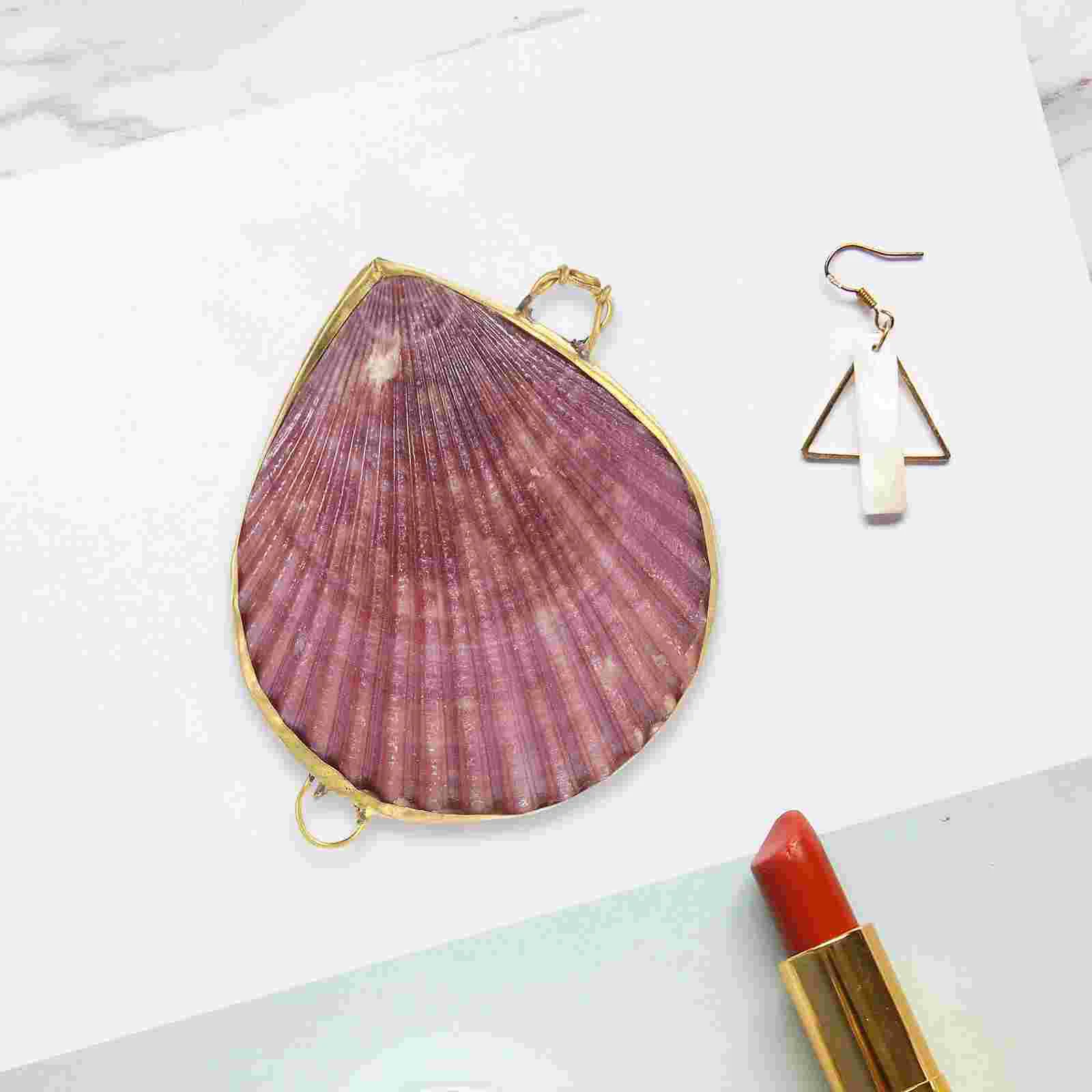 Shell Storage Box Jewelry Case Decorative Container Shirt Boxes for Presents Seashells Trinket Bracelets