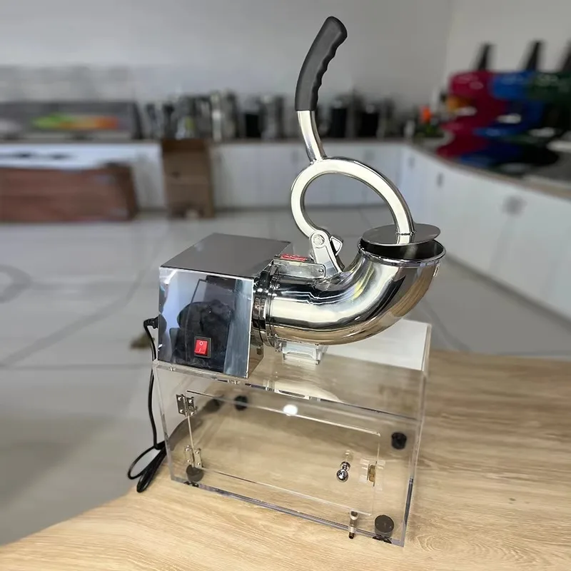 

Commercial ice crusher semi-automatic ice and snow cone crusher